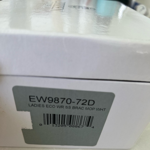 Citizen Eco-Drive Normandie White Resin Watch **NEW CAPACITOR NEEDED - Picture 12 of 15